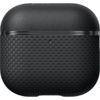 Husă pentru căști Pitaka Aramid Fiber Magnetic Case for AirPods 4 Black/Gray (APM2404)