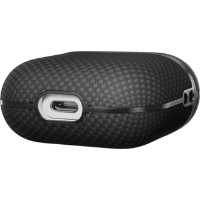 Husă pentru căști Pitaka Aramid Fiber Magnetic Case for AirPods 4 Black/Gray (APM2404) imaginea #8 — magazin online Desire.md