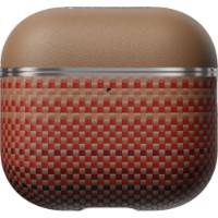 Husă pentru căști Pitaka Aramid Fiber Magnetic Case for AirPods 4 Sunset (APM2405)