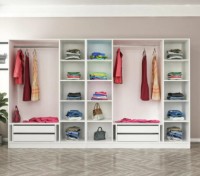 Dulap Trendy Kale 6666 White/Black 315x190x52cm GTR004648 imaginea #4 — magazin online Desire.md