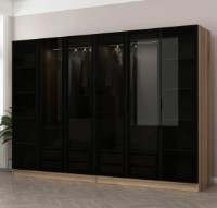 Dulap Trendy Kale 7651 Dore/Black 270x210x52cm GTR004713