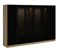 Dulap Trendy Kale 7651 Dore/Black 270x210x52cm GTR004713 imaginea #4 — magazin online Desire.md