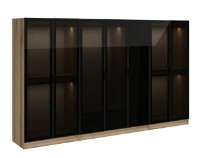 Dulap Trendy Kale 7652 Dore/Black 315x210x52cm GTR004714 imaginea #5 — magazin online Desire.md