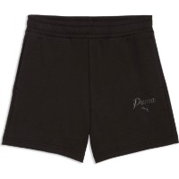 Детские шорты Puma Ess Script High Wais Puma Black, s.128