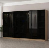 Dulap Trendy Kale 7653 Dore/Black 315x210x52cm GTR004715