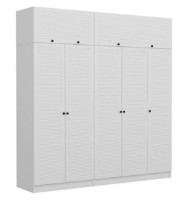 Шкаф Trendy Kale 8402 White 225x235x52cm GTR004734 фото №2 — интернет-магазин Desire.md