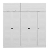 Шкаф Trendy Kale 8402 White 225x235x52cm GTR004734 фото №3 — интернет-магазин Desire.md