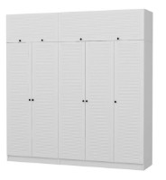 Шкаф Trendy Kale 8402 White 225x235x52cm GTR004734 фото №4 — интернет-магазин Desire.md