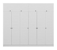 Dulap Trendy Kale 8433 White 270x255x52cm GTR004740 imaginea #4 — magazin online Desire.md