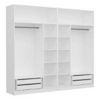 Dulap Trendy Kale 8434 White 270x255x52cm GTR004741 imaginea #3 — magazin online Desire.md