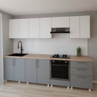 Bucătărie Smartex K4 300 White/Graphite (30164)