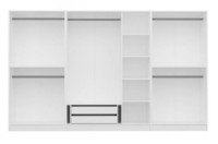 Шкаф Trendy Kale Mebran 4012 White 315x190x52cm GTR001828 фото №3 — интернет-магазин Desire.md