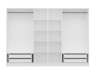 Dulap Trendy Kale Mebran 4020 White 270x190x52cm GTR001826 imaginea #3 — magazin online Desire.md