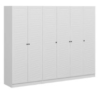 Dulap Trendy Kale Mebran 8393 White 270x190x52cm GTR001823 imaginea #4 — magazin online Desire.md