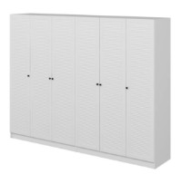 Dulap Trendy Kale Mebran 8394 White 270x190x52cm GTR001824 imaginea #4 — magazin online Desire.md