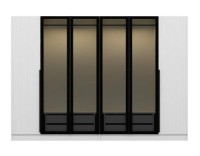 Dulap Trendy Kale Plus 7813 White/Black 270x210x52cm GTR004901 imaginea #2 — magazin online Desire.md