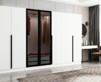 Dulap Trendy Kale Plus 7814 White/Black 315x210x52cm GTR004902 imaginea #6 — magazin online Desire.md