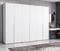 Dulap Trendy Linia Kale 4807 White/Oak 270x206x52cm GTR004835