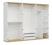 Dulap Trendy Linia Kale 4807 White/Oak 270x206x52cm GTR004835 imaginea #4 — magazin online Desire.md