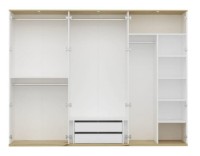 Dulap Trendy Linia Kale 4807 White/Oak 270x206x52cm GTR004835 imaginea #5 — magazin online Desire.md