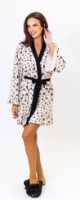 Халат Ajoure T5165 Beige Leopard, s.XL фото №5 — интернет-магазин Desire.md