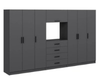 Dulap Trendy Minar Kale 7830 Anthracit 360x210x52cm GTR005002 imaginea #2 — magazin online Desire.md