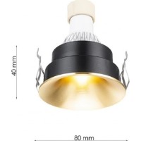 Встраиваемый светильник Lampardi Downlight LP9122 фото №3 — интернет-магазин Desire.md