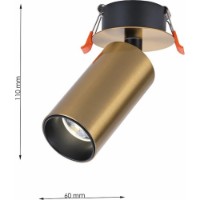 Встраиваемый светильник Lampardi IOS LP5255-1C фото №3 — интернет-магазин Desire.md