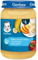 Пюре для детей Gerber Cream Cheese With Apples&Bananas And Mango 6+ 190g