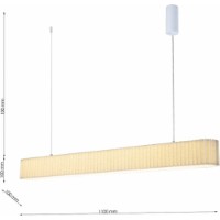 Люстра Lampardi Ligno LP5258-L110W фото №3 — интернет-магазин Desire.md