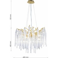 Люстра Lampardi Luxora LP142-D60 фото №3 — интернет-магазин Desire.md