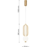 Lustră Lampardi Meshka LP5262-1P imaginea #3 — magazin online Desire.md