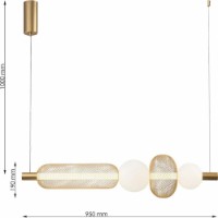 Люстра Lampardi Meshka LP5263-L95 фото №3 — интернет-магазин Desire.md