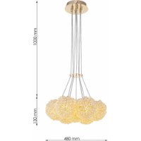 Люстра Lampardi Orvella LP141-7P фото №3 — интернет-магазин Desire.md