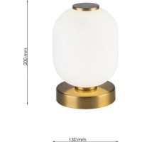 Veioză birou Lampardi Ovola LP5261-1T imaginea #3 — magazin online Desire.md