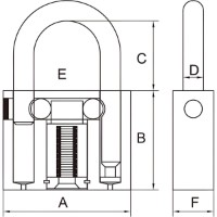 Навесной замок Proline 24860 фото №2 — интернет-магазин Desire.md