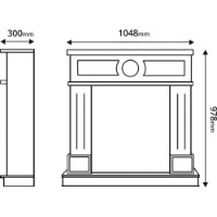 Șemineu electric Art Flame Ambasador & Cris Wenge imaginea #3 — magazin online Desire.md