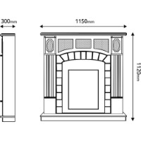Șemineu electric Art Flame Amsterdam & Miriam Nut imaginea #3 — magazin online Desire.md