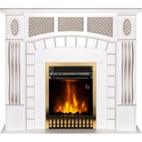 Șemineu electric Art Flame Amsterdam & Gala Gold White imaginea #3 — magazin online Desire.md