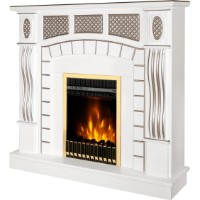 Șemineu electric Art Flame Amsterdam & Gala Gold White imaginea #1 — magazin online Desire.md