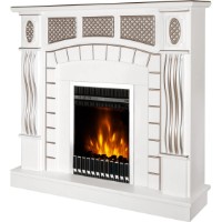 Șemineu electric Art Flame Amsterdam & Gala Silver White imaginea #1 — magazin online Desire.md