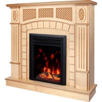 Șemineu electric Art Flame Amsterdam Wood & Cris Beige imaginea #2 — magazin online Desire.md