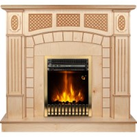 Șemineu electric Art Flame Amsterdam Wood & Gala Gold Beige imaginea #3 — magazin online Desire.md