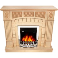 Șemineu electric Art Flame Amsterdam Wood & Galileo Silver Beige imaginea #4 — magazin online Desire.md