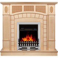 Șemineu electric Art Flame Amsterdam Wood & Galileo Silver Beige imaginea #5 — magazin online Desire.md