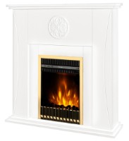 Șemineu electric Art Flame Benedict & Gala Gold White