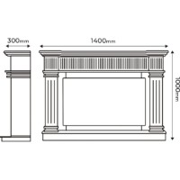 Электрокамин Art Flame Blaze & Adeli Black фото №5 — интернет-магазин Desire.md