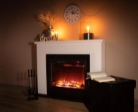 Șemineu electric Art Flame Brooklyn & Lorance White imaginea #5 — magazin online Desire.md