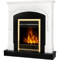 Электрокамин Art Flame Casanova & Gala Gold White