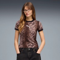 Tricou de dame Puma Ess Graphics Leo Lux Slim Puma Black, s.XL imaginea #2 — magazin online Desire.md